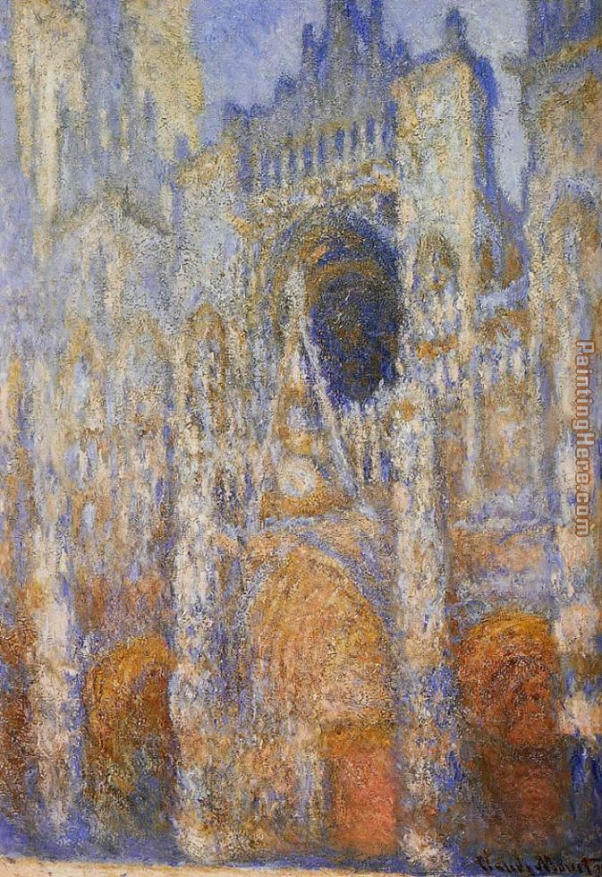 The Portal of Rouen Cathedral at Midday painting - Claude Monet The Portal of Rouen Cathedral at Midday art painting